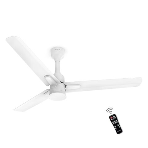 Polycab Silencio Mini DLX 1200mm 5-Star Advanced BLDC, Remote Ceiling fan for home