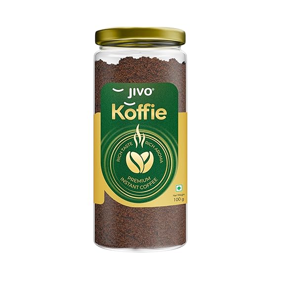 Jivo KOFFIE | Instant Smooth Premium Coffee |100gm (Pack of 1)