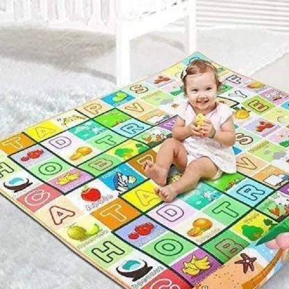 Look At Me Microfiber, Nylon Baby Play Mat (Multicolor, Large)