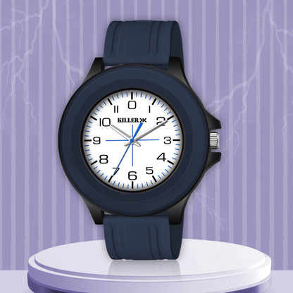 KILLER Timewear 0202BW premium watch with PU Strap Special Edition