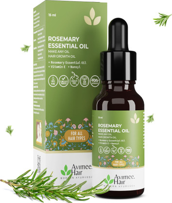 Avimee Herbal Rosemary Essential Oil with Vit E & Nansyl
