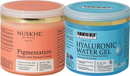 Nuskhe By Paras AM PM Pigmentation Combo | Hyaluronic Gel | Pigmentation Combo |100 ML Each (200 ml)