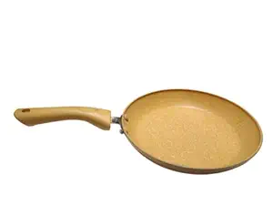 Crystal Marbo Plus Induction Bottom Nonstick Taper Fry Pan | 250 mm | Sandalwood