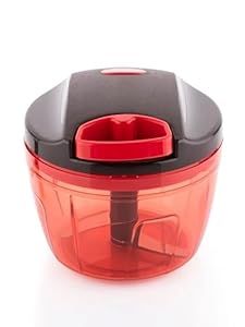 HOMETALES Manual Premium Kitchen Chopper, 375ml, Dual Shade