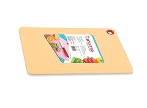 Crystal Plastic Chopping Board, Multicolor