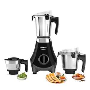 Havells Grace BLDC+ Mixer Grinder 800W|3 Jars|50% less perceptible Noise