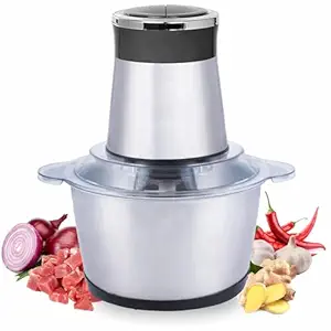 SHOPPOFOBIX Electric Chopper with 700W Motor and Stainless Steel Bowl