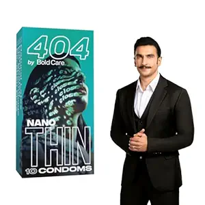 Bold Care 404 Super Nano Thin Lubricated Condoms For Men