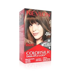 Revlon ColorSilk Permanent Hair Color For Women, Salon Perfect Hair Colour at Home