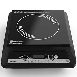 Oakter Smart Induction Cooktop OAKIC20 1400W with Intelligent Cooking Modes