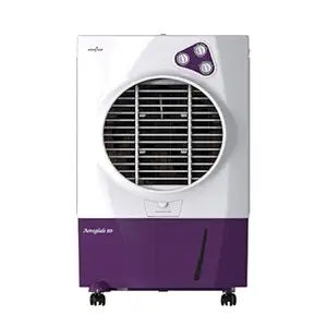 Kenstar Aeroglide HC 80 Air Cooler for Home|For Larger Room|BIG ICE Chamber|Anti-Bacterial Honeycomb Pads|High-Speed |Invertor ready|50Ft Air Throw|1-Yr Product Warranty|White & Purple
