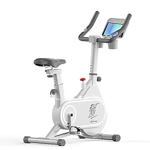 Lifelong Fit Pro Spin Fitness Bike with 6Kg Flywheel, Adjustable Resistance & Heart Rate Sensor for Fitness at Home Workouts (Max Weight Capacity: 100 kg) - Free Home Installation (LLSBB49, White)