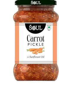 Soul Carrot Pickle 380g - Crunchy Delight in Sunflower Oil
