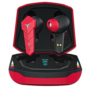 TAGG Rogue 200Gt Gaming Bluetooth Truly Wireless in Ear Earbuds with Mic Dual 45Ms Low Latency for Gaming with Enc for Best Calling Made for Comfort Gaming, Red