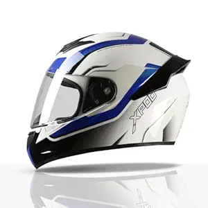 TVS XPOD Aerodynamic Helmet for Men - ISI DOT Certified, Ultrawide Visor, Quick Release Strap
