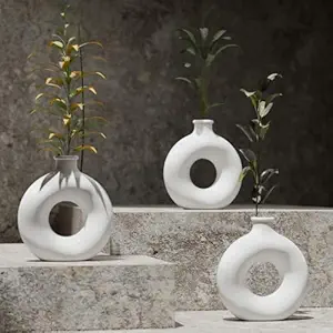 Lifelong Set of 3 Home Decor Planters for Living Room & Balcony