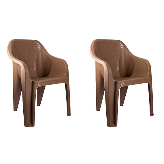Cello Dynamo Plastic Chair (Set of 2) | Strong and Durable