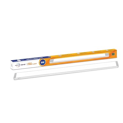 Wipro Garnet 5W LED Linear Cabinet Light | Bright & Energy Efficient Tubelight for Home