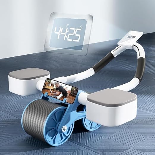 Lifelong Ab Wheel Roller and Core Exercise Roller Wheel for Men and Women, Dual Double Wheel for Home Workouts