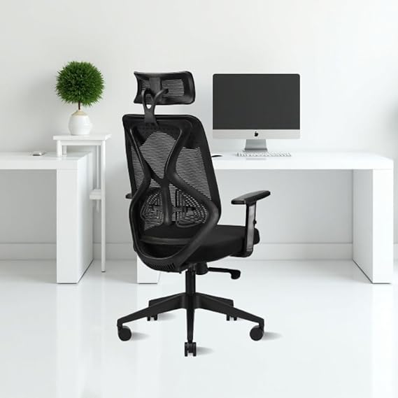Ergolux Ergonomic Premium Office Chair with Adjustable Armrests & Lumbar Support