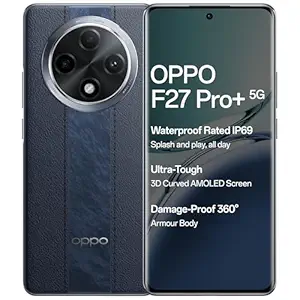 F27 Pro+ 5G (Midnight Navy, 8GB RAM, 128GB Storage) | 6.7" FHD+ AMOLED Toughest 3D Curved Display|64MP AI Featured Camera|IP69 | 67W SUPERVOOC| with No Cost EMI/Additional Exchange Offers