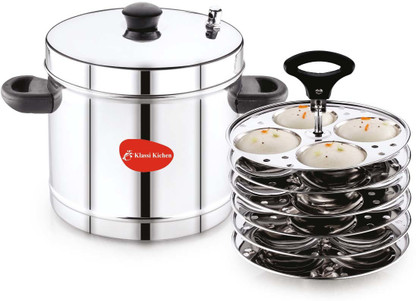 MAHAVIR Heavy Gauge Stainless Steel Cooker Kitchen Accessories Silver