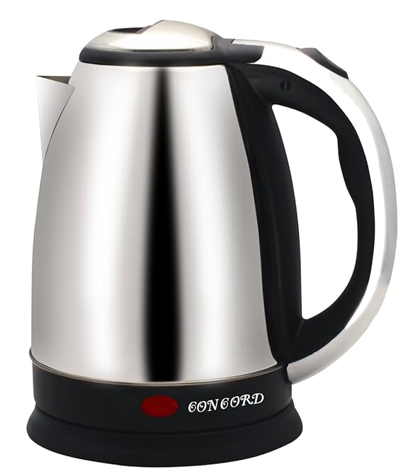 Concord Electric Kettle, 1500W Large Size 1.8 Litre Stainless Steel Kettle
