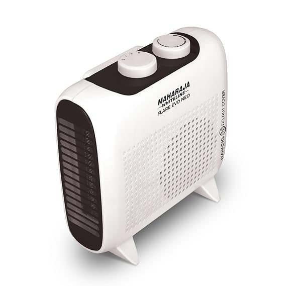 Maharaja Whiteline Flare Evo Neo 2000 W Room Heater | Multi-Heat Setting & Variable Thermostat