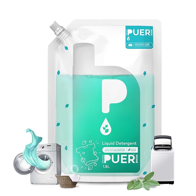 PUER Natural Liquid Detergent, Advance Care | Eco-friendly & Non-Toxic