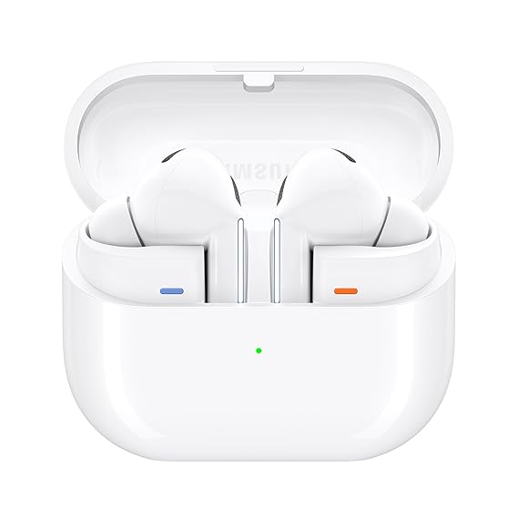 Samsung Galaxy Buds 3 Pro (White) with Galaxy AI | Adaptive ANC | Real-time Interpreter | 24-bit Hi-Fi Audio | Up to 37H Battery | IP57