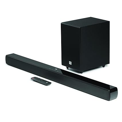 JBL Cinema SB241, Dolby Digital Soundbar with Wired Subwoofer for Extra Deep Bass
