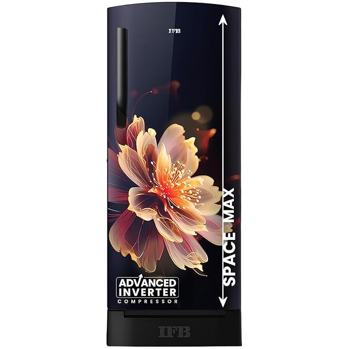 IFB 197L 5 Star Direct-Cool Single Door Refrigerator with Advanced Inverter Compressor (IFBDC-2235DBMED,Mystic Bloosom Blue)