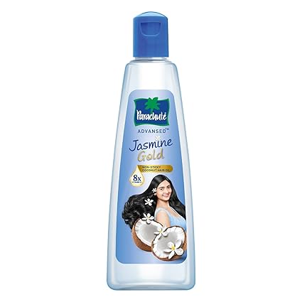 Parachute Advansed Jasmine Gold Coconut Hair Oil With Vitamin-E For Shiny Hair