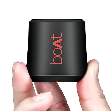 boAt Stone Uno, 3W Signature Sound, 6HRS Battery, TWS, Portable Speaker(Raging Black)
