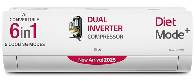 LG 1.5 Ton 3 Star Dual Inverter AC