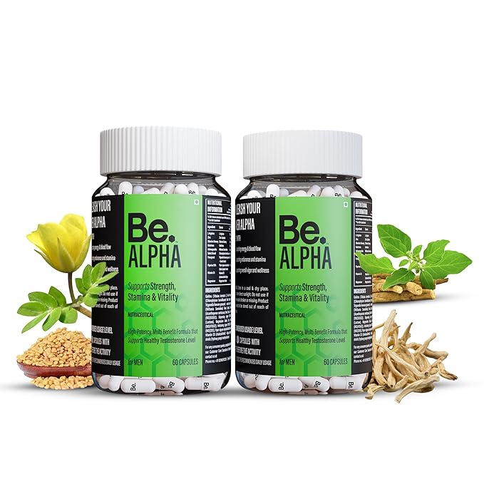 Be. Alpha | Daily Natural Supplement For Men |