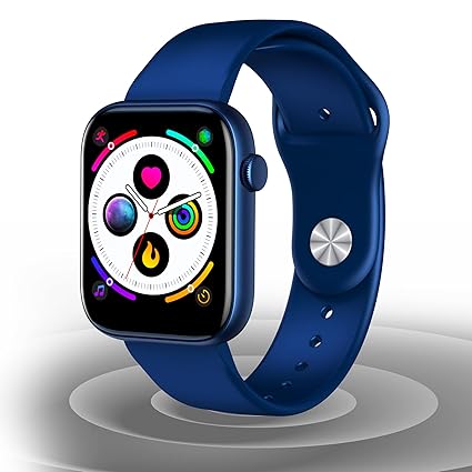 Gionee STYLFIT GSW11 Smartwatch with Large 1.8 IPS Display, SpO2 & Stress Monitor, Heart Rate Monitor & 200+ Watch Faces(Azure Blue)
