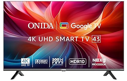 ONIDA 43 inches Smart Google LED TV 43UZI 4K Ultra HD