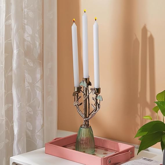 Amazon Brand - Solimo Dinner Candles for Home Dcor and Gifting (Set of 6)
