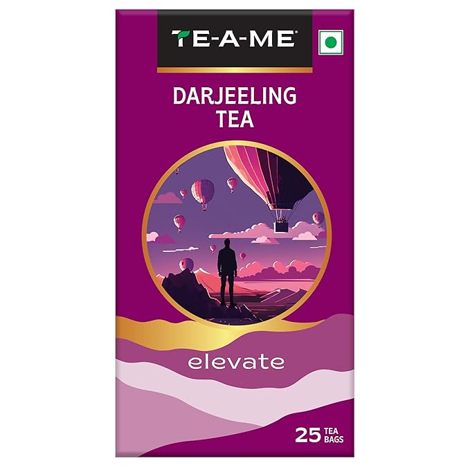 TE-A-ME Darjeeling Tea - 25 Bags | Black Tea Bags
