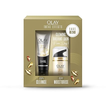 Olay Total Effects Giftpack - Day Cream with SPF 15 for Anti-Ageing