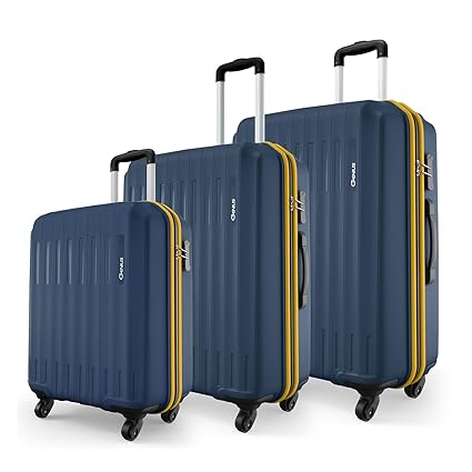 Safari Genius Alley Set of 3 Trolley Bags Hard Case