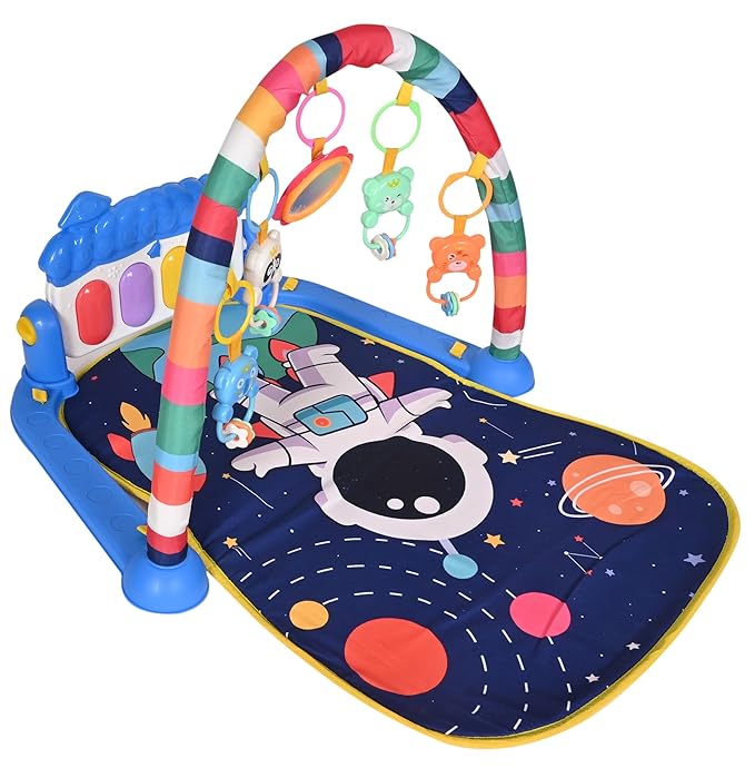 Cable World 3 in 1 Musical Keyboard Mat Piano Gym Mat Gym & Fitness Rack