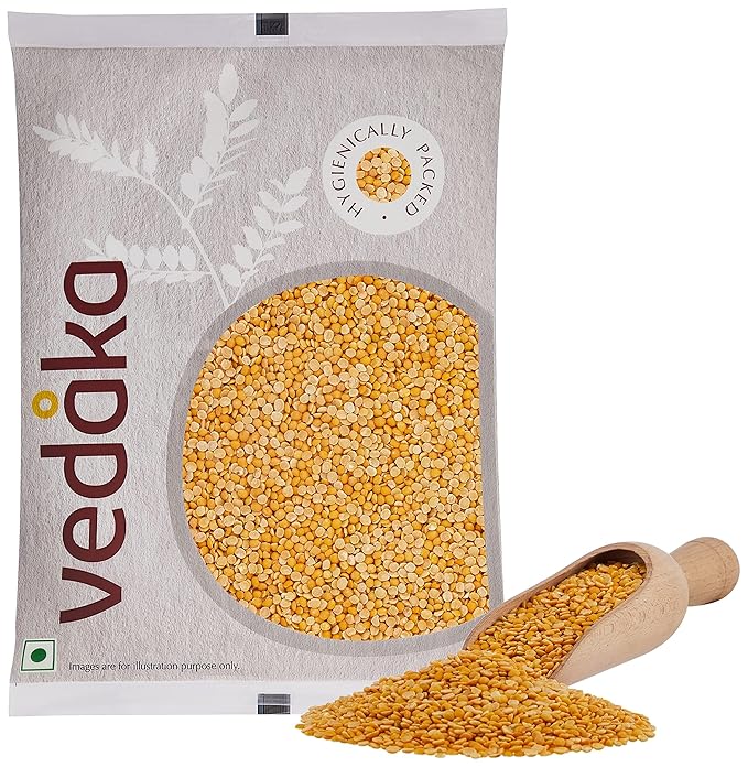 Amazon Brand Vedaka Unpolished Toor Dal 5 Kg Protein