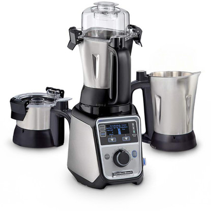 Hamilton Beach Professional 1400 W Mixer Grinder (58770-IN | 3 Jars | Silver, Black)