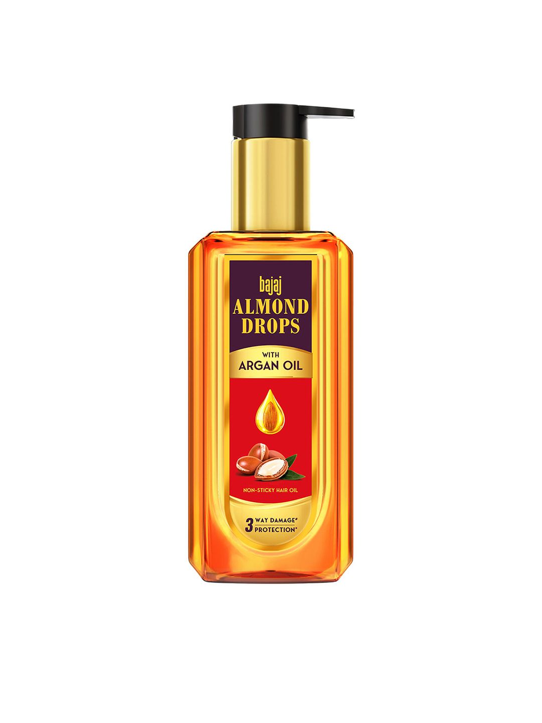 Almond Drops Non Sticky Hair Oil with Argan - 100 ml