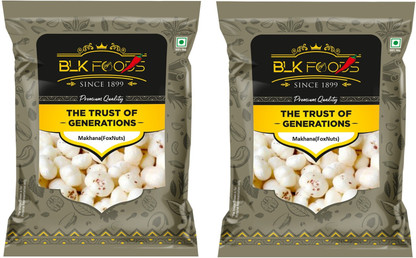 BLK FOODS Daily Makhana (Foxnuts) (100gx2) Fox Nut (2 x 100 g)