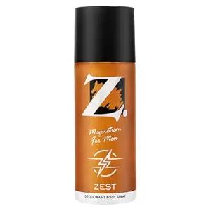 Z Men's Zest Deo, 150ml, Citrusy & Fresh Fragrance, Luxury Deodorants