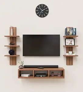 Spyder Craft Tokyo Engineering Wood Wall Mount TV Entertainment Unit