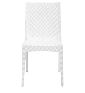 Cello Kraft Set of 4 Garden Chairs without Handle (White)